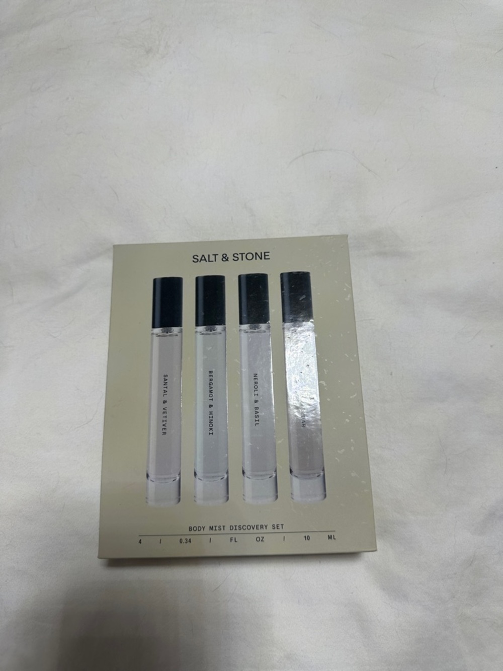 Salt & Stone Body Mist Discovery Set - Clear